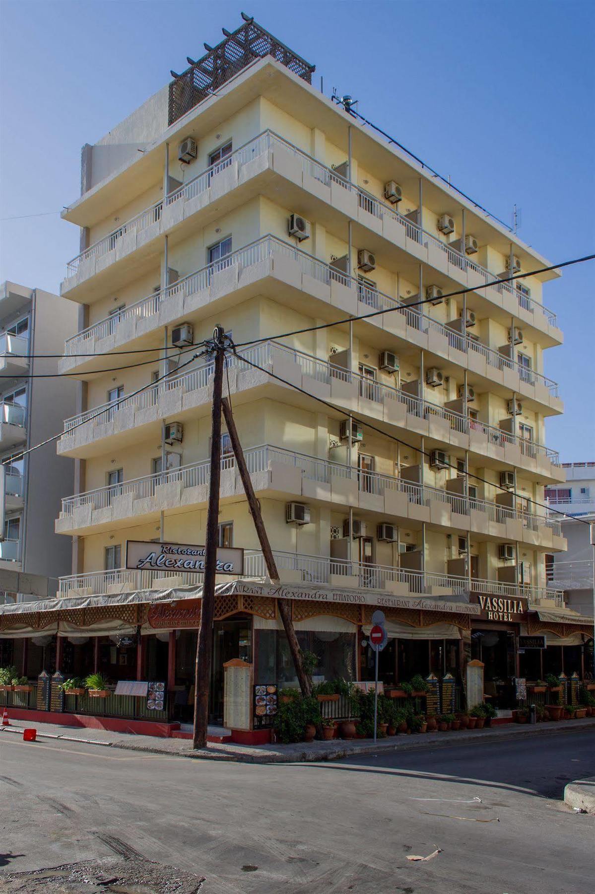 Vassilia Hotel Rhodes City Exterior photo